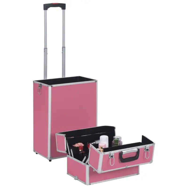 Make-up trolley met afneembare zwenkwielen voor georganiseerde beauty spullen - Toilettassen