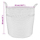 Manden met modern design van geweven katoenen touwen voor elke kamer - Manden