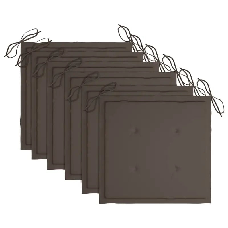 Massief acaciahout tuinstoelen met kussens voor tuin en terras - Tuinstoelen