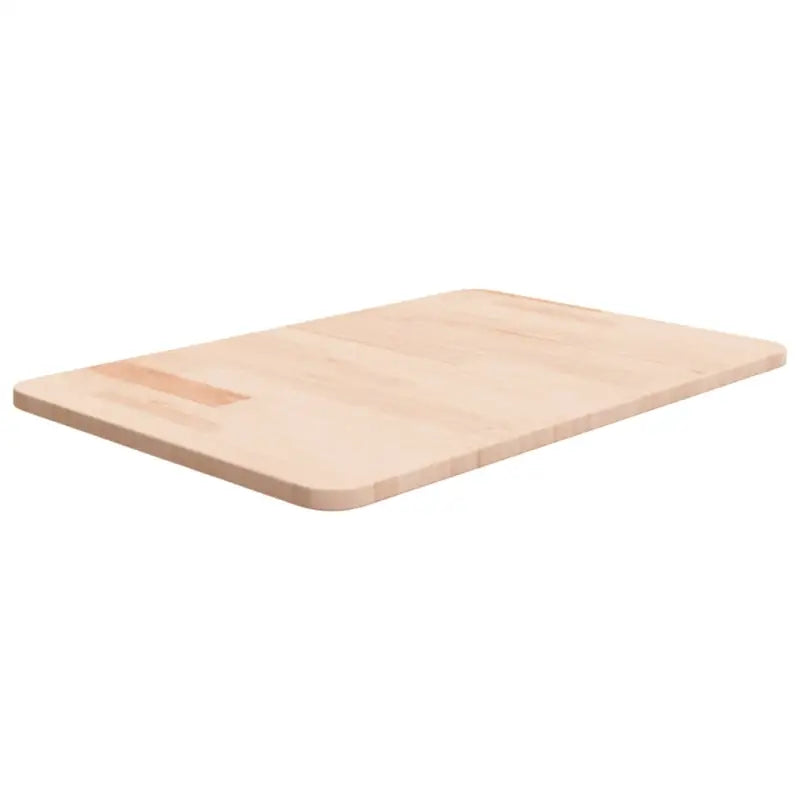 Massief eikenhout wastafelblad voor een natuurlijke renovatie - Naturel / 60 x 40 x 1.5 cm - Aanrechtbladen