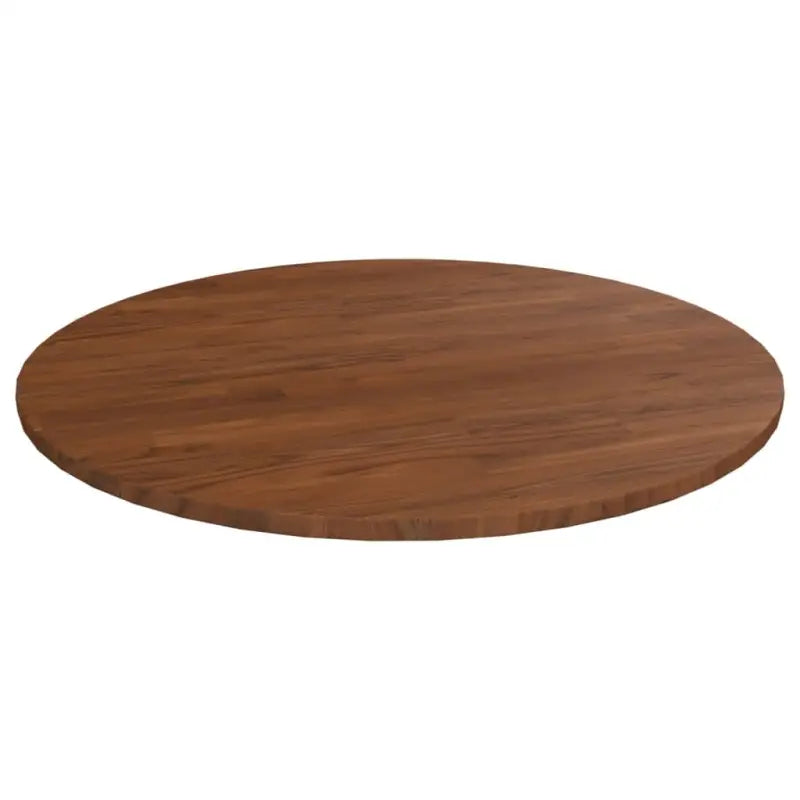 Massief eikenhouten houten en ronde tafelbladen voor thuis en horeca - Donkerbruin / Ø 90 x 1.5 cm / 1 - Tafelbladen