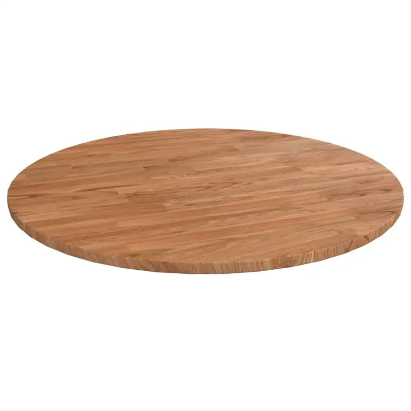 Massief eikenhouten houten en ronde tafelbladen voor thuis en horeca - Lichtbruin / Ø 60 x 1.5 cm / 1 - Tafelbladen