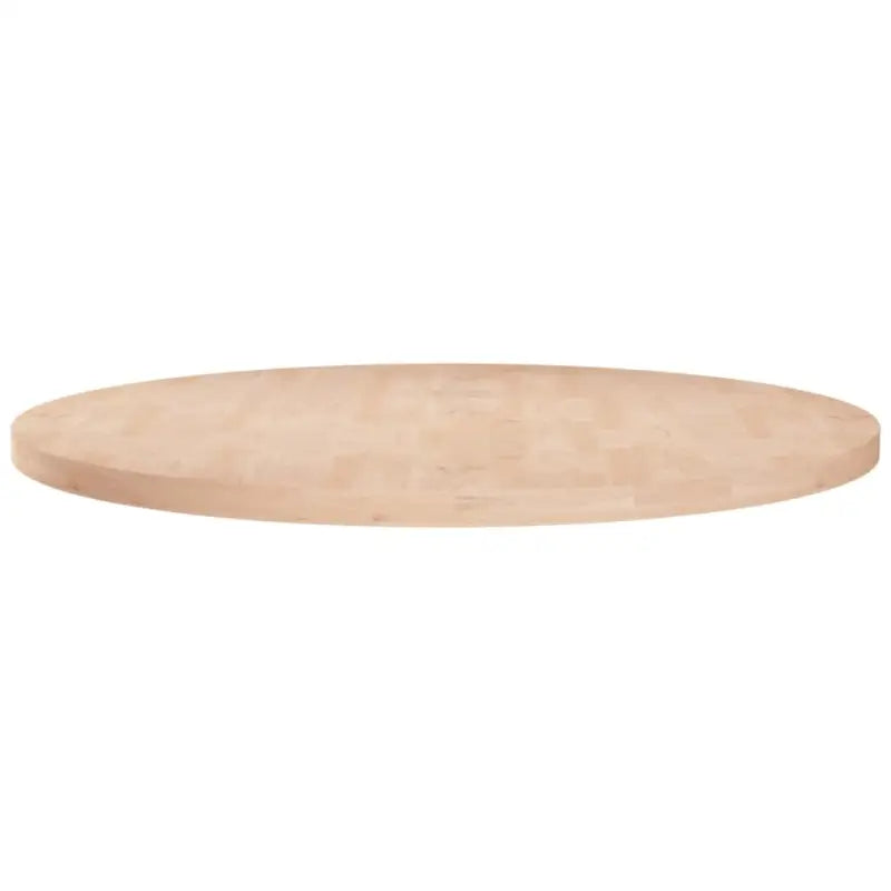 Massief eikenhouten houten en ronde tafelbladen voor thuis en horeca - Naturel / Ø 60 x 2.5 cm / 1 - Tafelbladen