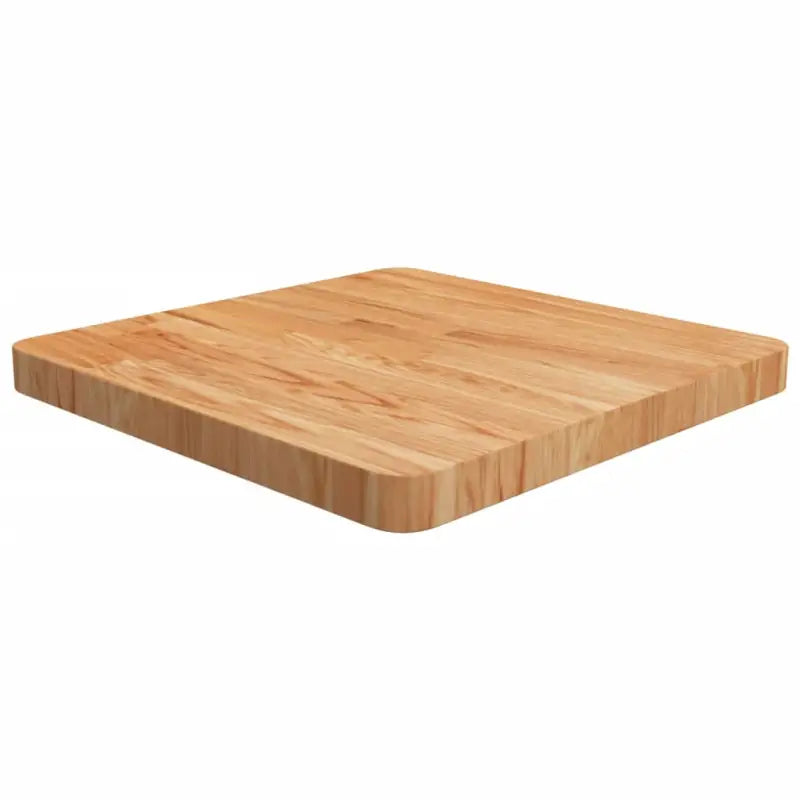 Massief eikenhouten houten vierkante tafelblad voor thuis en horeca - Lichtbruin / 50 x 50 x 4 cm / 1 - Tafelbladen
