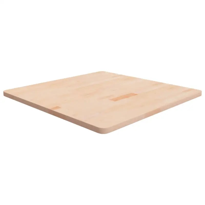 Massief eikenhouten houten vierkante tafelblad voor thuis en horeca - Naturel / 80 x 80 x 2.5 cm / 1 - Tafelbladen