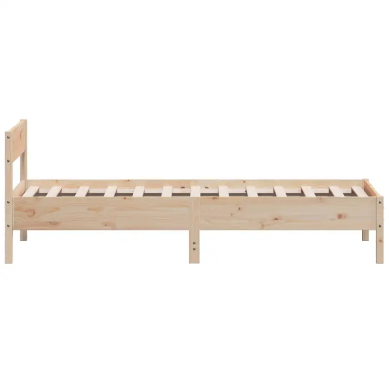 Massief Grenenhout Bedframe met multiplex lattenbodem voor uitstekende ondersteuning - Bedden & bedframes