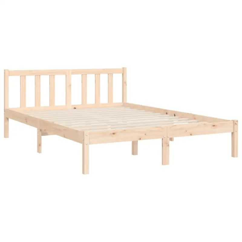 Massief grenenhout bedframe voor een comfortabele en natuurlijke slaapkamer - Bedden & bedframes