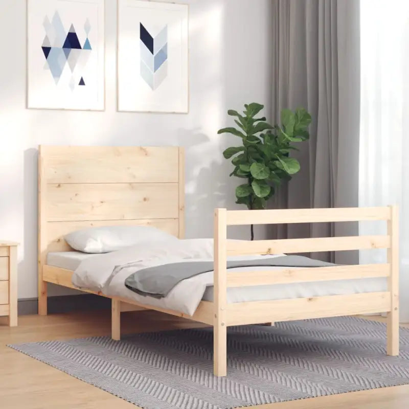 Massief grenenhout bedframe voor een goede nachtrust en stijlvol interieur - Bedden & bedframes