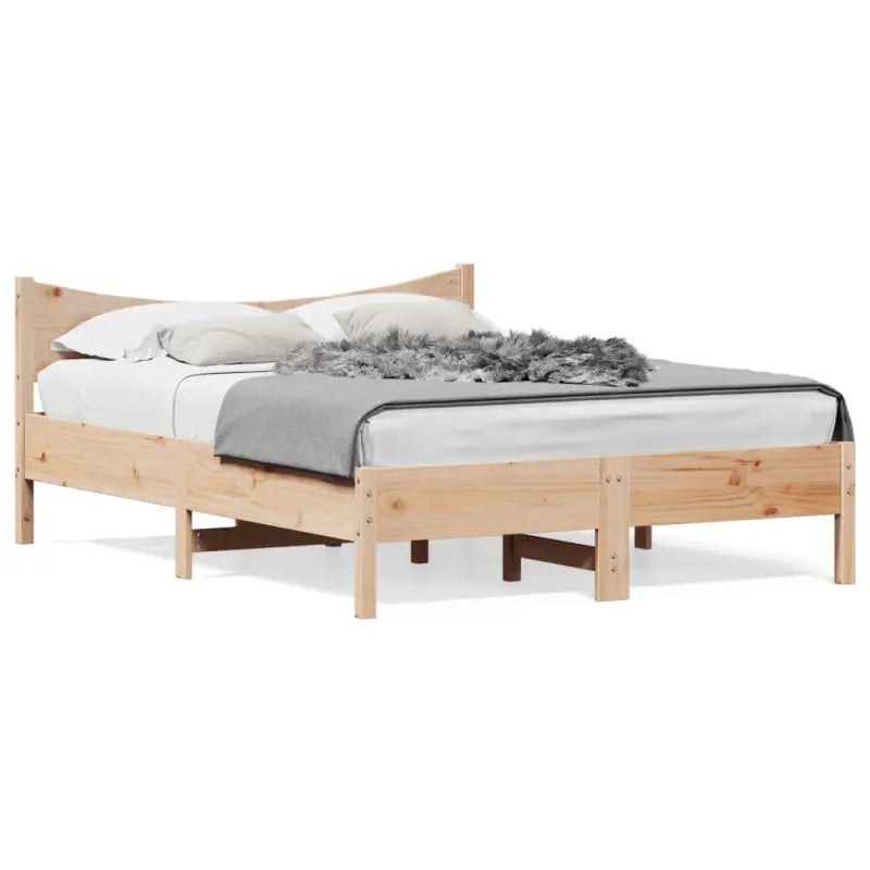 Massief grenenhout bedframe voor een moderne slaapkamer en uitstekende ondersteuning - Bedden & bedframes