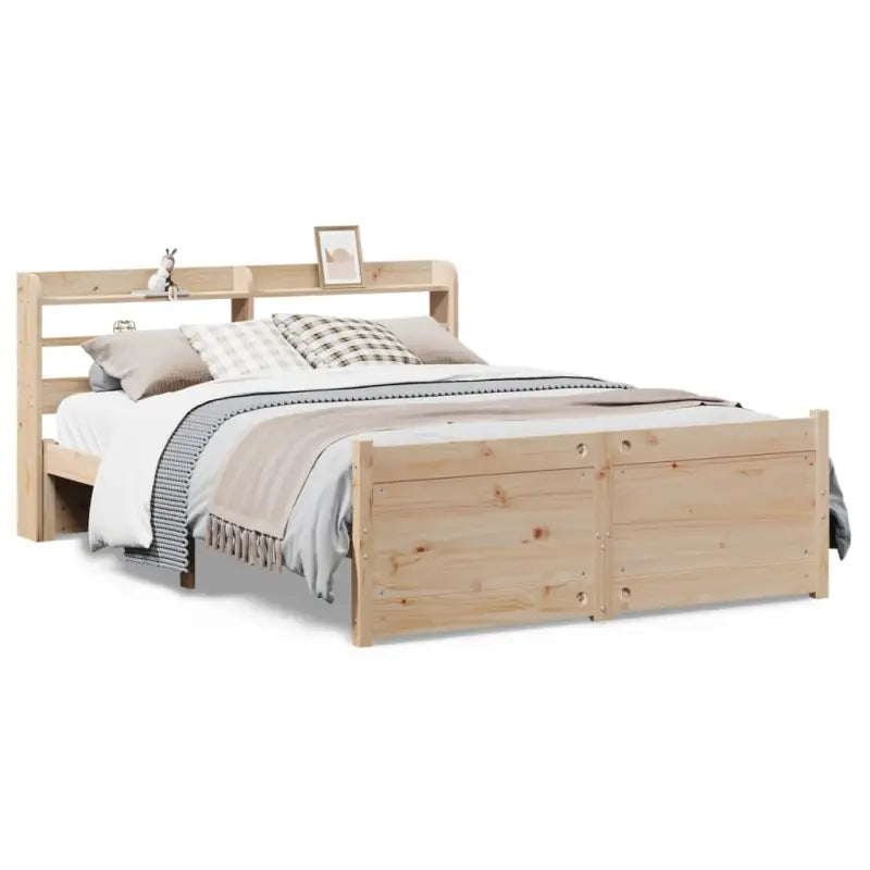 Massief Grenenhout Bedframe voor een Natuurlijke en Comfortabele Slaapplek - Bedden & bedframes