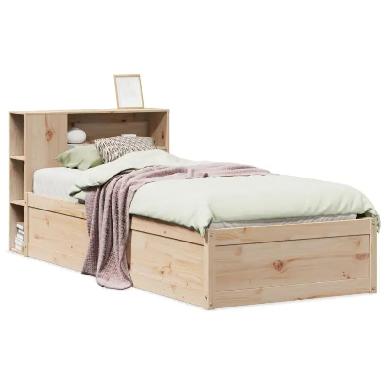 Massief grenenhout bedframe voor een natuurlijke en comfortabele slaapkamer - Bedden & bedframes