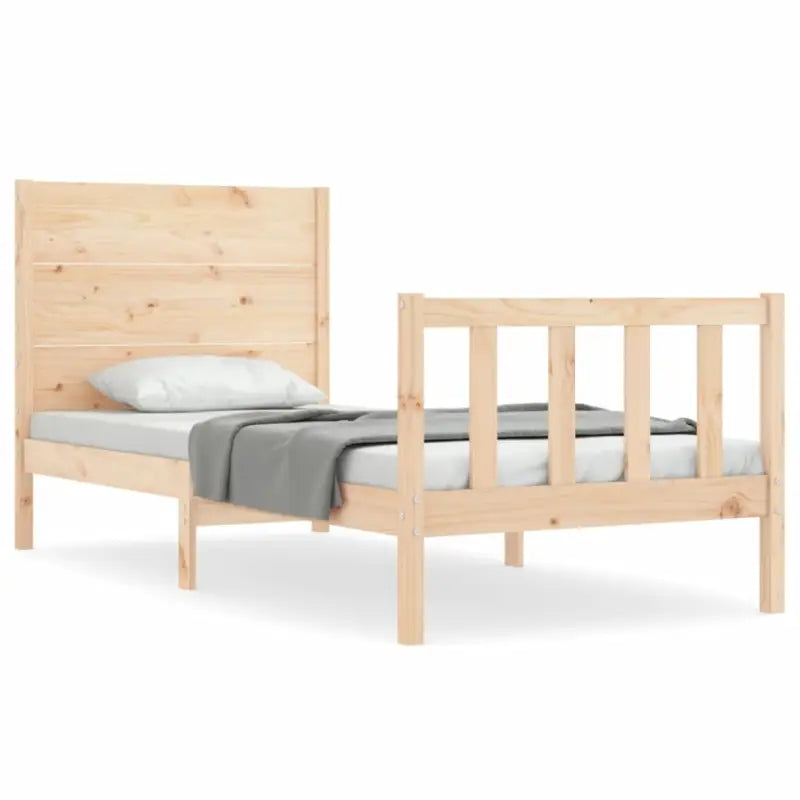 Massief Grenenhout Bedframe voor een Natuurlijke en Stevige Slaapplek - Bedden & bedframes