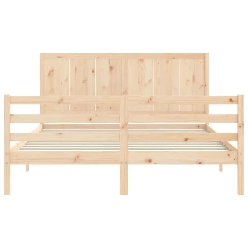 Massief Grenenhout Bedframe voor een Praktisch en Natuurlijk Interieur - Bedden & bedframes
