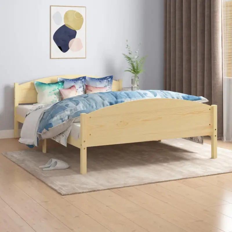 Massief grenenhout bedframe voor stevige en duurzame nachtrust - Bedden & bedframes