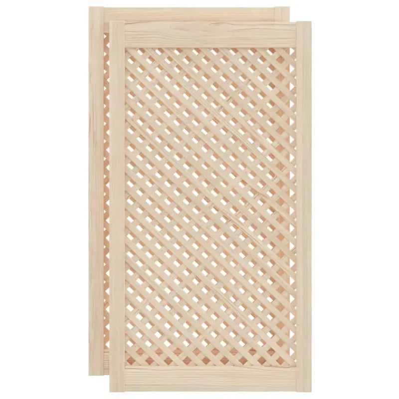 Massief Grenenhout houten kastdeuren met latwerk voor stijl en luchtstroom - Kastdeuren