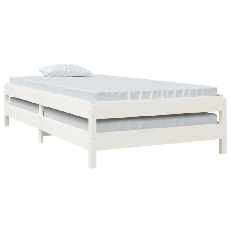 Massief Grenenhout Stapelbed voor Comfort en Tijdloos Design - Bedden & bedframes
