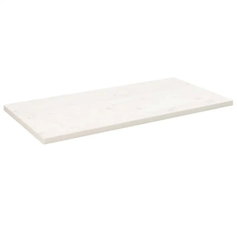 Massief Grenenhout Tafelblad voor thuis en horeca opknapbeurt - Wit / 100 x 50 x 2.5 cm / 1 - Tafelbladen