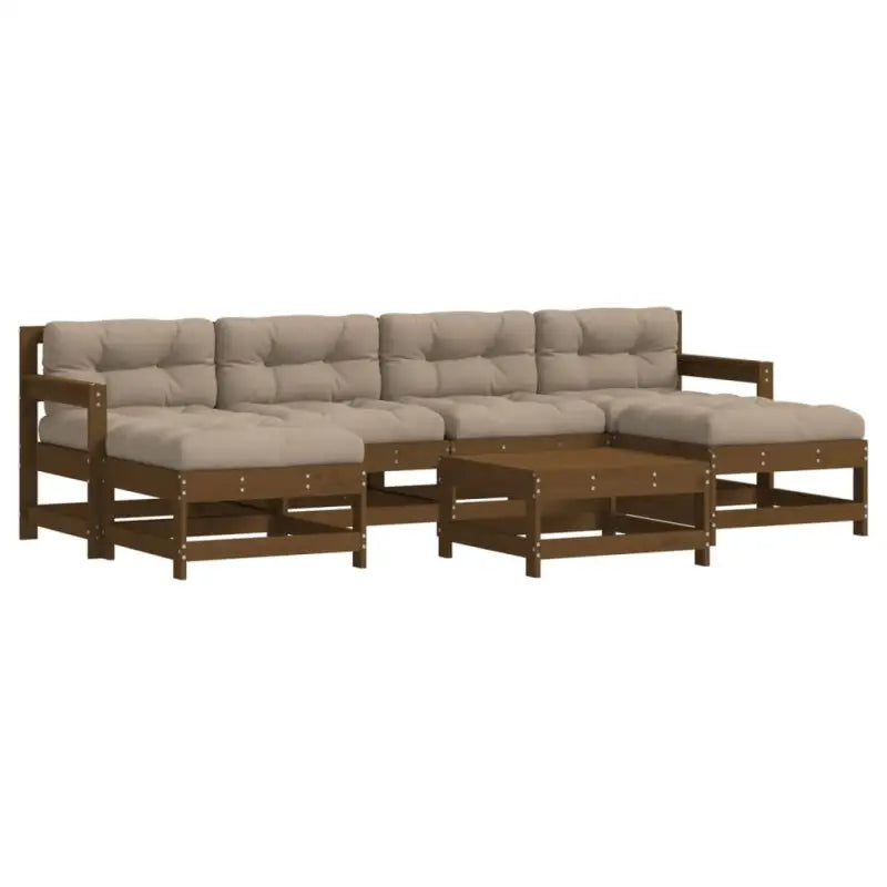 Massief Grenenhout Tuin Lounge Set voor een gezellige tuinsetting - Tuinsets