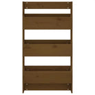 Massief grenenhout verticale muurplantbak voor tuin en balkon - Bloempotten & plantenbakken