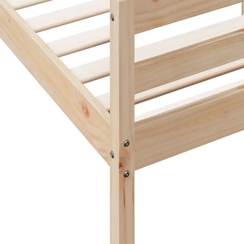 Massief grenenhouten bedframe met multiplex lattenbodem - Bedden & bedframes