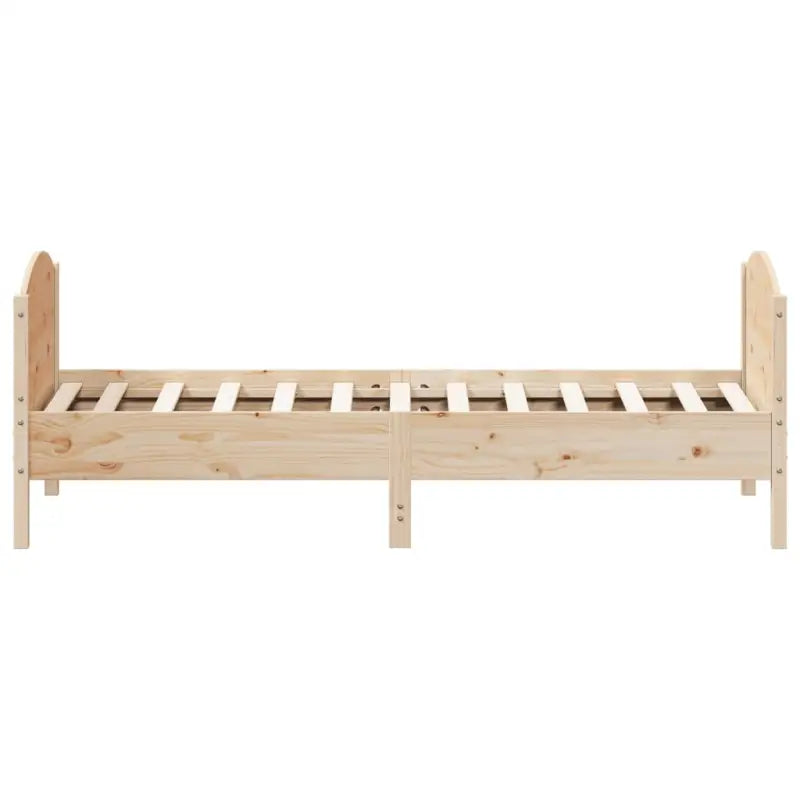 Massief Grenenhouten Bedframe met Multiplex Lattenbodem - Bedden & bedframes