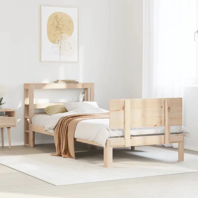Massief grenenhouten bedframe voor een goede nachtrust - Naturel / 90 x 190 cm - Bedden & bedframes