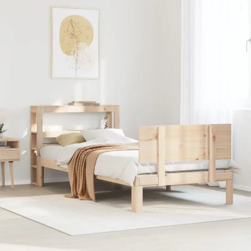 Massief grenenhouten bedframe voor een goede nachtrust - Naturel / 90 x 200 cm - Bedden & bedframes