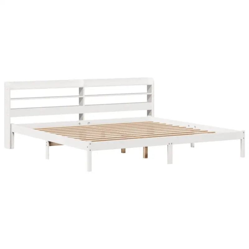 Massief Grenenhouten Bedframe voor een Natuurlijke en Decoratieve Slaapruimte - Bedden & bedframes