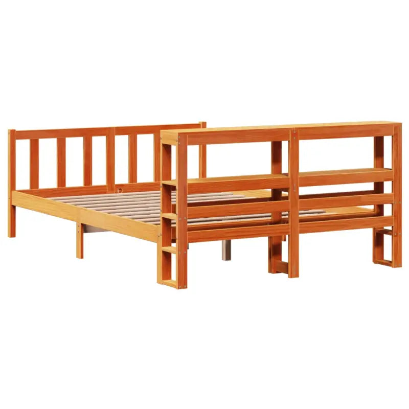 Massief Grenenhouten Bedframe voor een Natuurlijke en Decoratieve Look - Bedden & bedframes