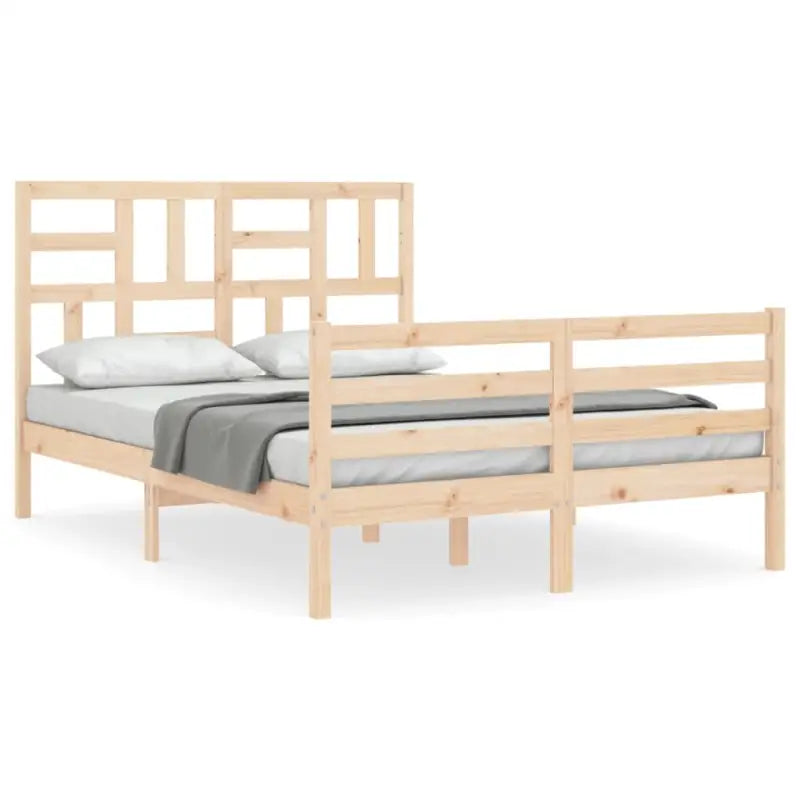 Massief Grenenhouten bedframe voor een natuurlijke en stijlvolle slaapkamer - Bedden & bedframes