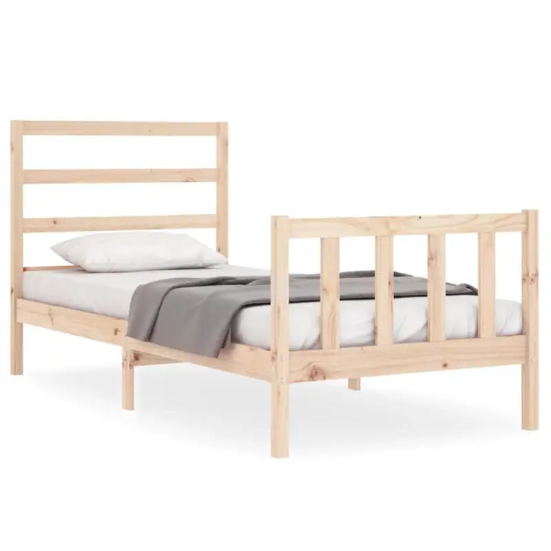 Massief grenenhouten bedframe voor een stevige en natuurlijke uitstraling - Bedden & bedframes