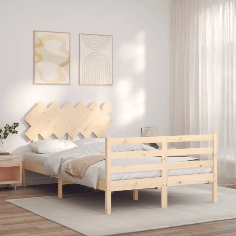 Massief grenenhouten bedframe voor een stilvolle en comfortabele slaapruimte - Bedden & bedframes