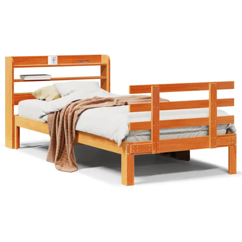 Massief grenenhouten bedframe voor goede nachtrust en natuurlijke stijl - Bedden & bedframes