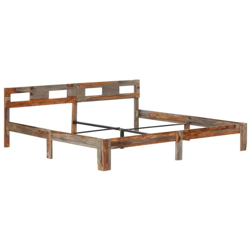 Massief houten bedframe voor een elegante en klassieke slaapkamer sfeer - 200 x 200 cm - Bedden & bedframes