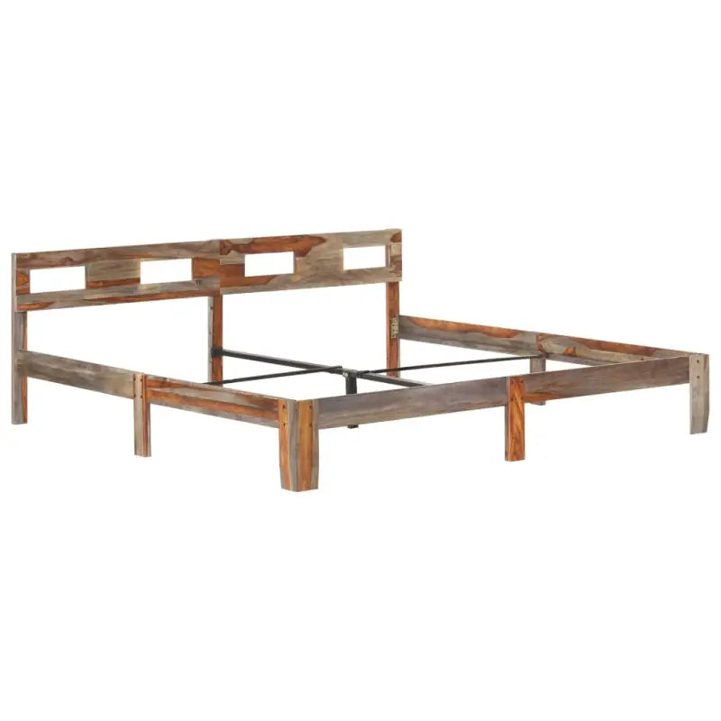 Massief houten bedframe voor een elegante en klassieke slaapkamer sfeer - 200 x 200 cm - Bedden & bedframes