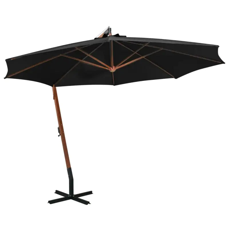 Massief vurenhout zweefparasols voor schaduw en UV-bescherming - Parasols en zonneschermen