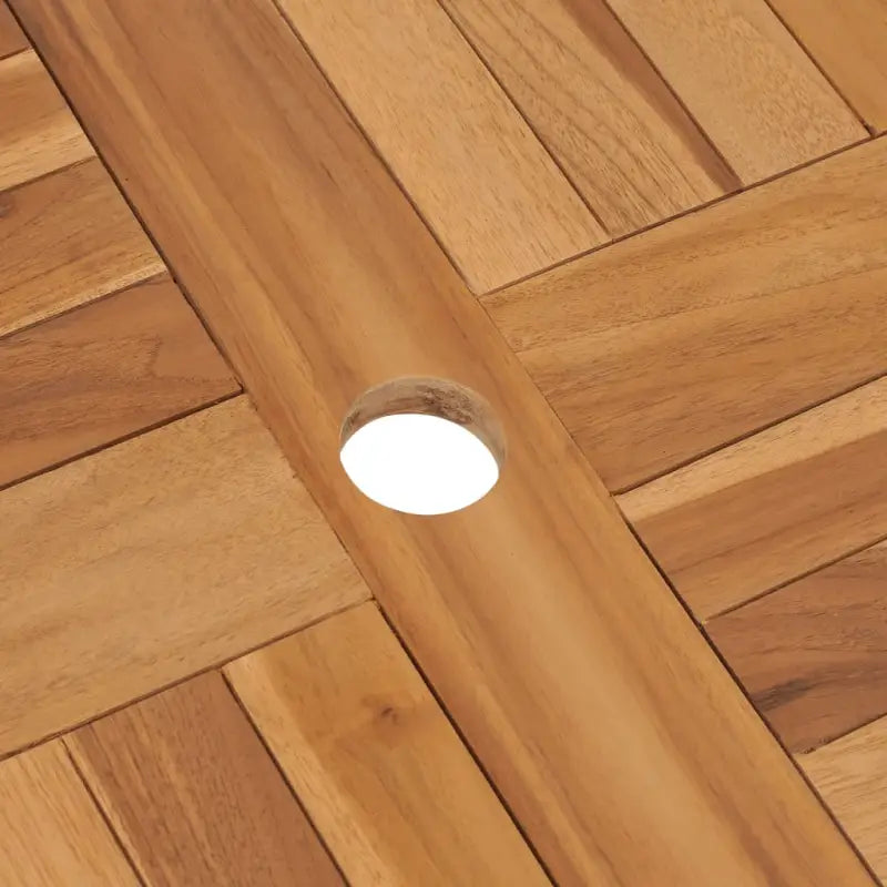 Massieve houten tuintafel fijn geschuurd voor buiten en eenvoudige opslag - Tuintafels