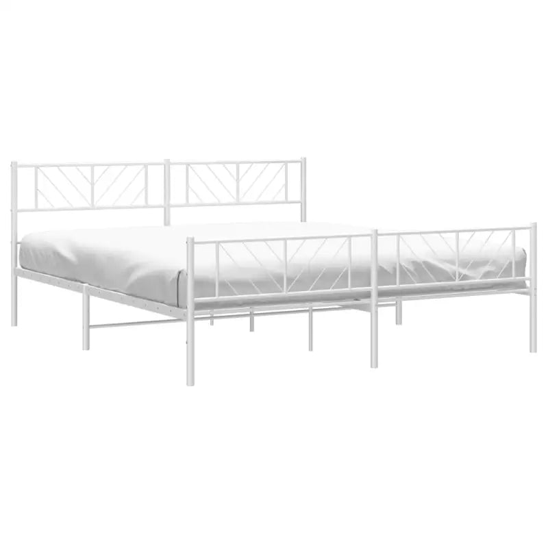 Metalen bedframe met extra opbergruimte en stevige metalen latten - Bedden & bedframes