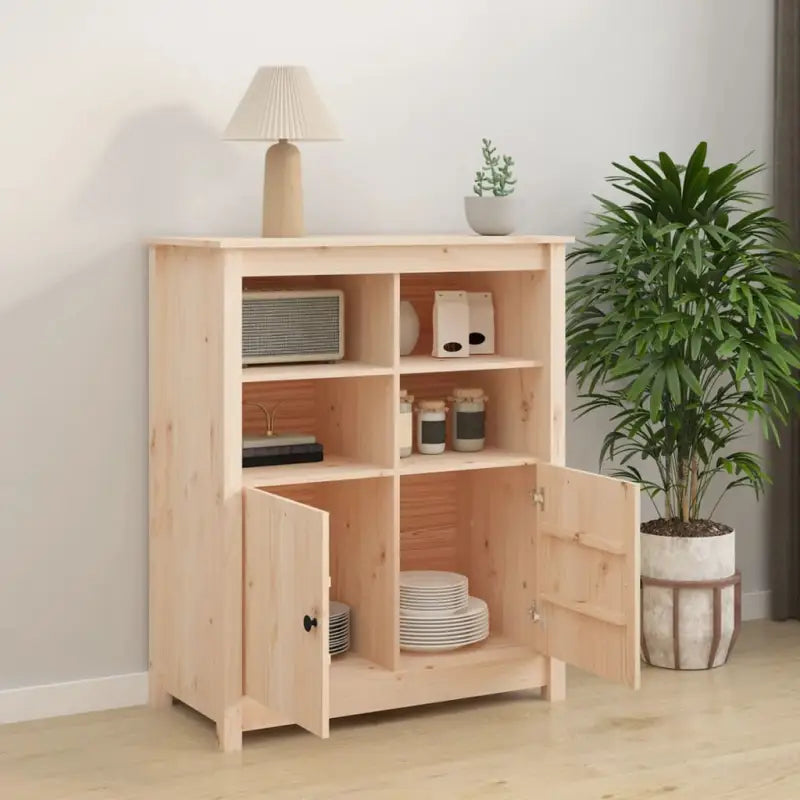 Minimalistisch dressoir van massief grenenhout voor natuurlijk interieur - Dressoirs & buffetkasten