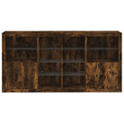 Modern dressoir met rgb led-verlichting en duurzaam bewerkt hout - Dressoirs & buffetkasten