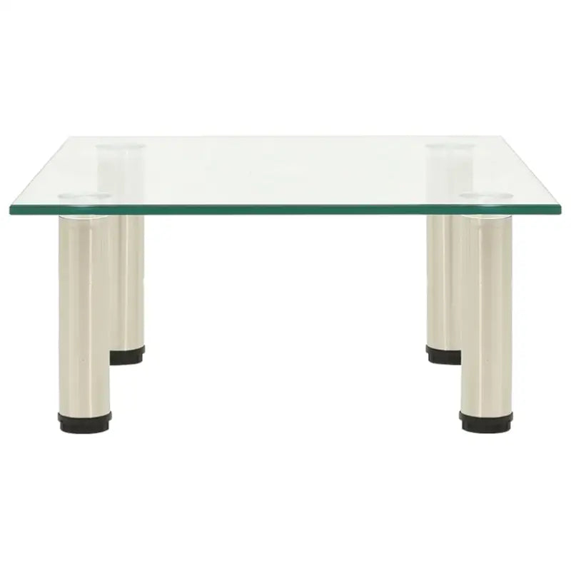 Modern tv-meubel met gehard glas en roestvrij staal voor een strakke uitstraling - Tv-meubels