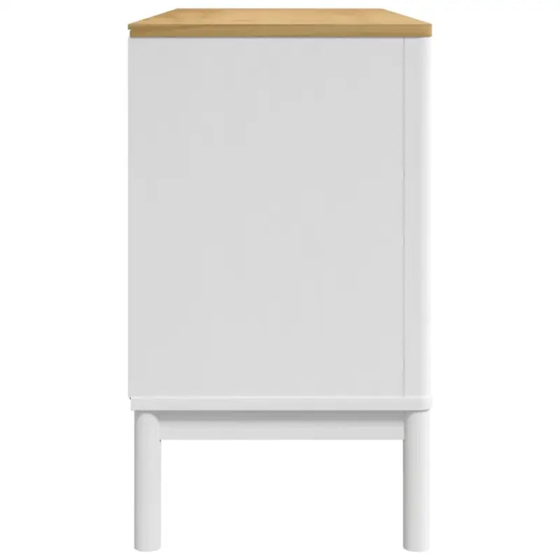 Moderne dressoir met massief grenenhout en houten poten - Dressoirs & buffetkasten