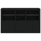 Moderne dressoir met rgb led-verlichting en duurzaam bewerkt hout - Dressoirs & buffetkasten