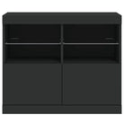 Moderne dressoir met rgb led-verlichting en duurzaam bewerkt hout - Dressoirs & buffetkasten