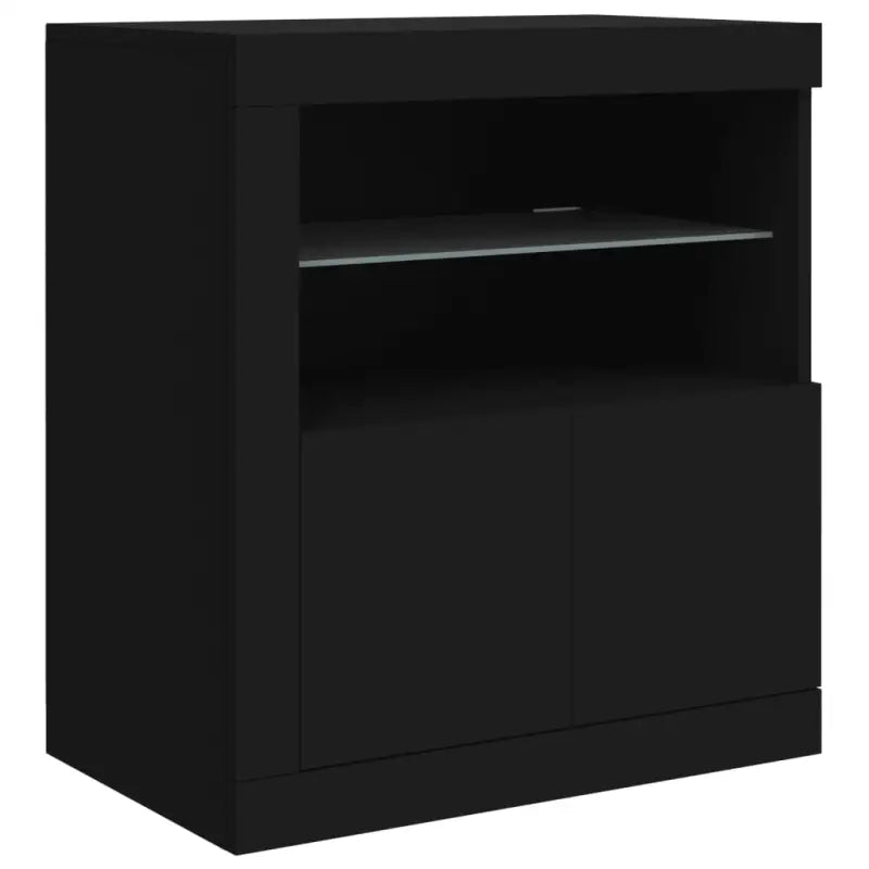 Moderne dressoir met RGB LED-verlichting en duurzaam bewerkt hout - Dressoirs & buffetkasten