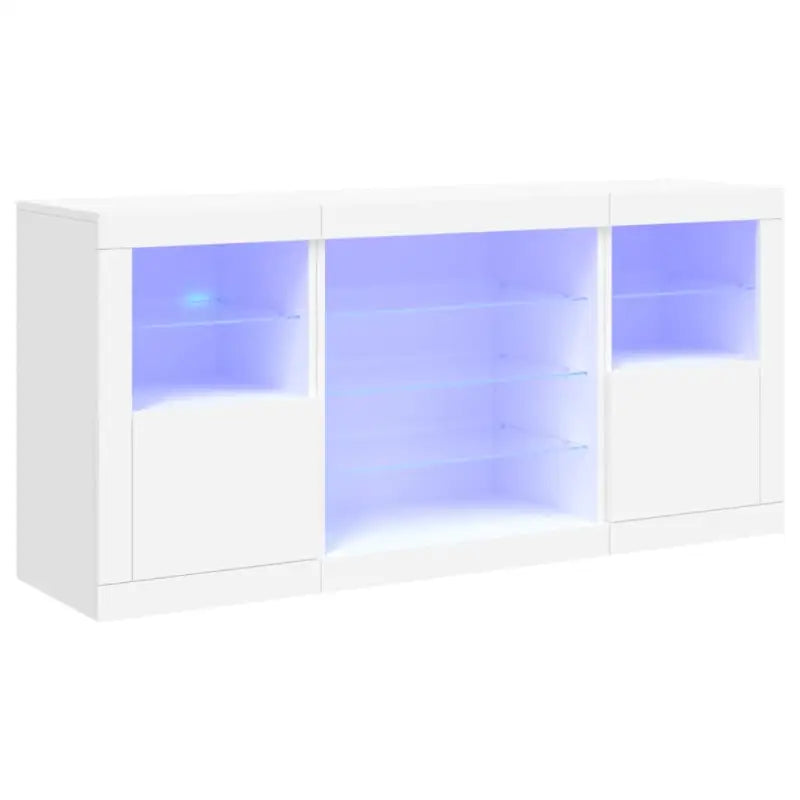 Moderne dressoir met rgb led-verlichting en duurzaam bewerkt hout - Dressoirs & buffetkasten