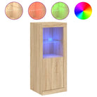 Moderne dressoir met rgb led-verlichting en duurzaam bewerkt hout - Dressoirs & buffetkasten