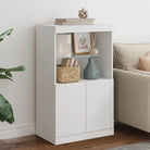 Moderne dressoir met rgb led-verlichting en duurzaam bewerkt hout - Wit / 1 - Dressoirs & buffetkasten