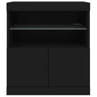 Moderne dressoir met rgb led-verlichting en duurzame bewerkte hout - Dressoirs & buffetkasten