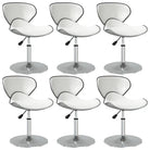 Moderne Eetkamerstoelen met Comfort en Elegant Design - Wit / 6 - Eetkamerstoelen